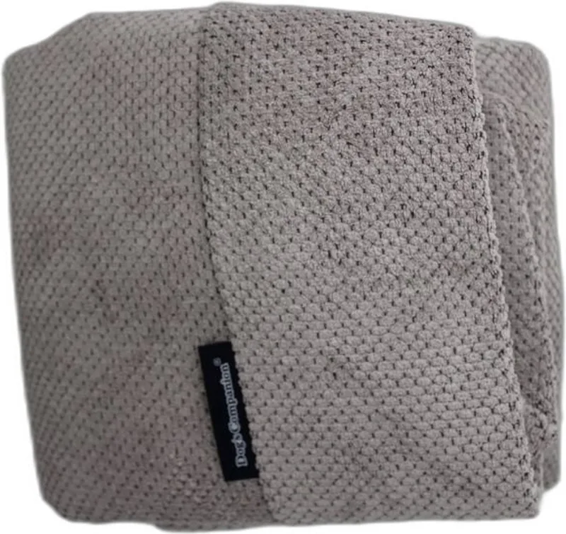 Losse hoes soft feather light grey voor Hondenkussen / Hondenbed - XS - 55x45cm de Dog's Companion en Gris – photo produit