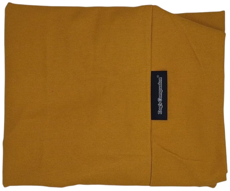 Losse hoes voor Hondenkussen / Hondenbed - S - 70x50cm von Dog's Companion in Okergeel – Produktfoto