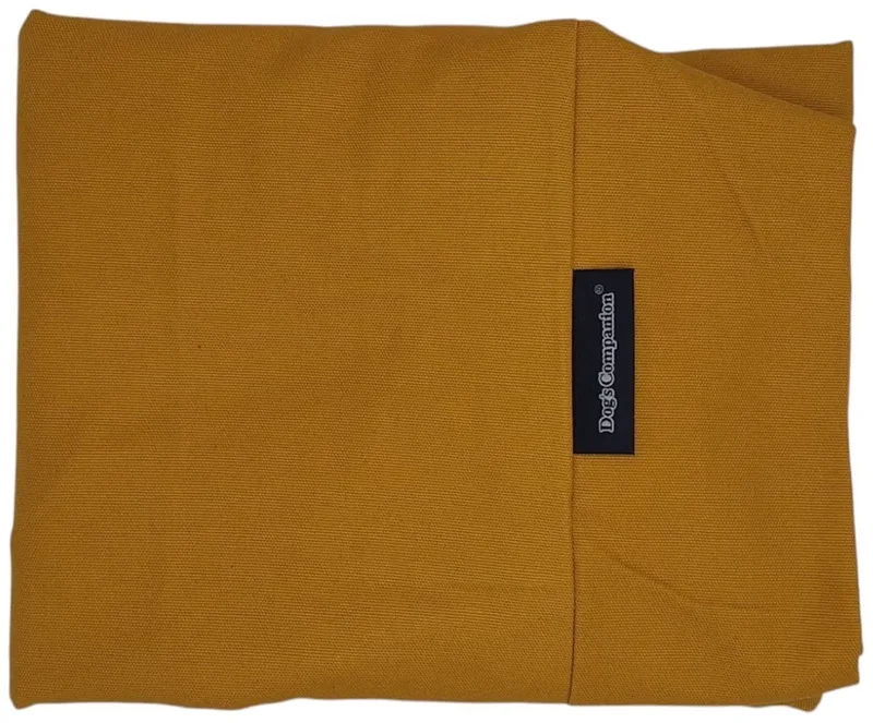 Losse hoes voor Hondenkussen / Hondenbed - XL - 140x95cm de Dog's Companion en Okergeel – photo produit