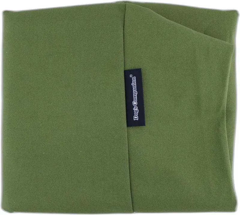 Losse hoes voor Hondenkussen / Hondenbed - XL - 140x95cm de Dog's Companion en Olive – photo produit
