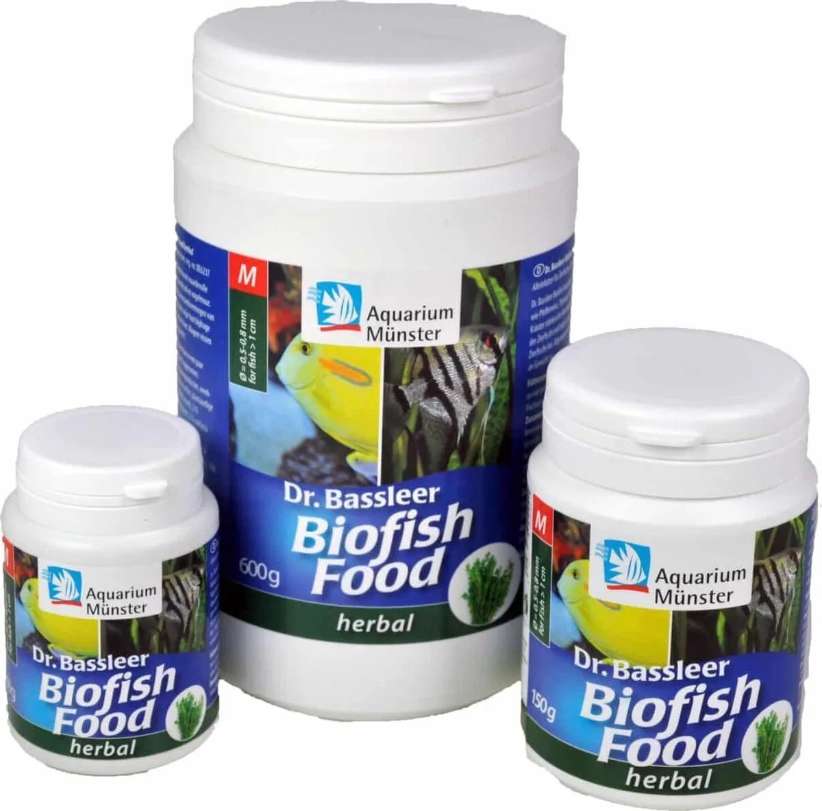Herbal – Dr. Bassleer BioFish Food M 600gr fra Dr. Bassleer – produktbillede