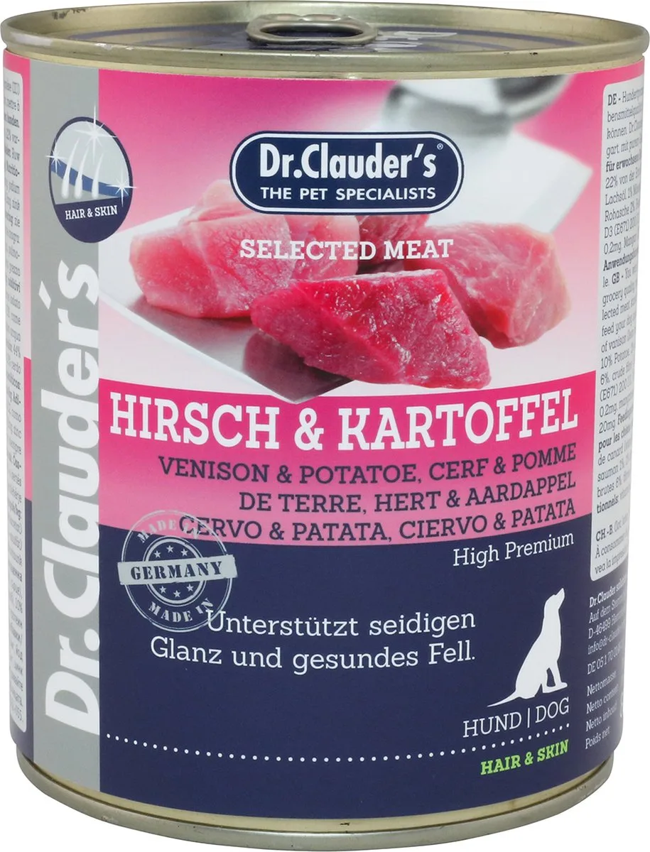 Best Choice Geselecteerd vlees 6x800g - Wild & Aardappel från Dr. Clauder's – produktbild