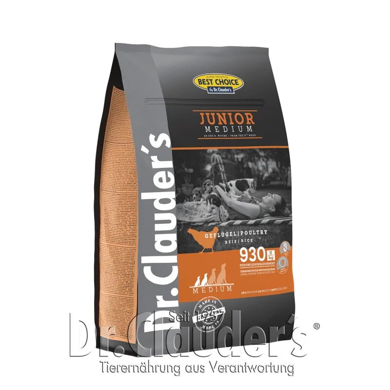 Best Choice Junior Medium 4 kg van Dr. Clauder's in Regular – productfoto