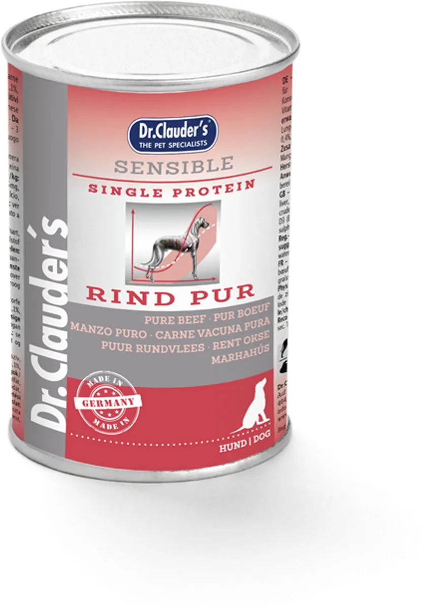 Best Choice Selected Meat Sensible 6x400g - Puur Rundvlees de Dr. Clauder's – photo produit