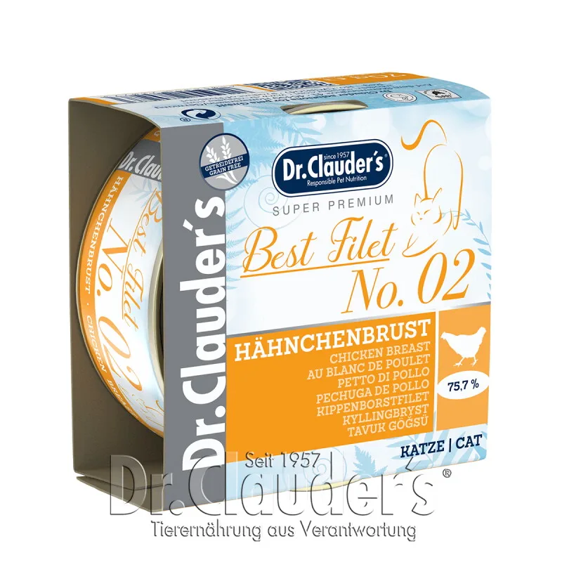 Best Filet No. 02 Hähnchenbrust by Dr. Clauder's in Regular – product photo