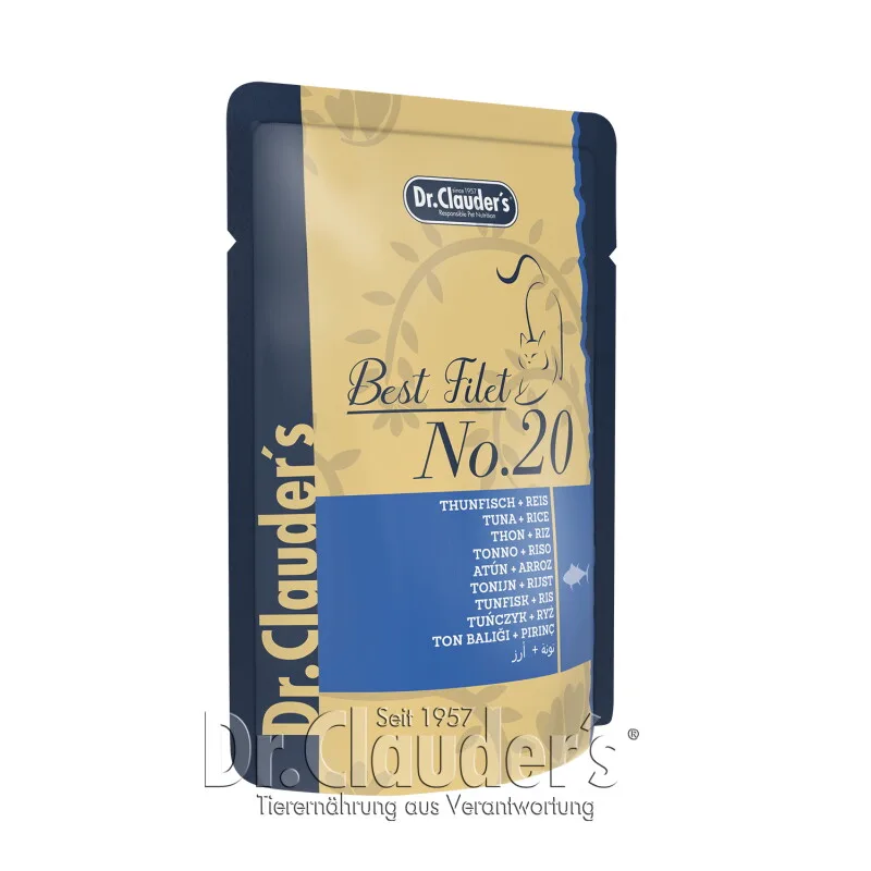 Best Filet No. 20 Thunfisch mit Reis de Dr. Clauder's en Regular – photo produit