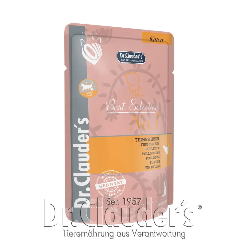 Best Selection Kitten No I Feines Huhn van Dr. Clauder's in Regular – productfoto