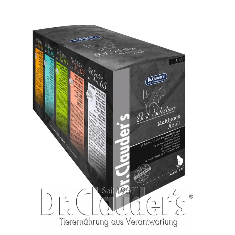 Best Selection Multipack Adult - 2x 1.02kg de Dr. Clauder's en Regular – photo produit