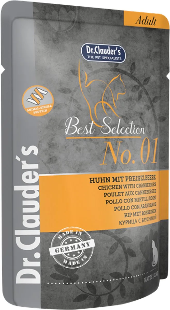 Cat Best Selection Adult No 1 16x85g - 16x85g de Dr. Clauder's – photo produit