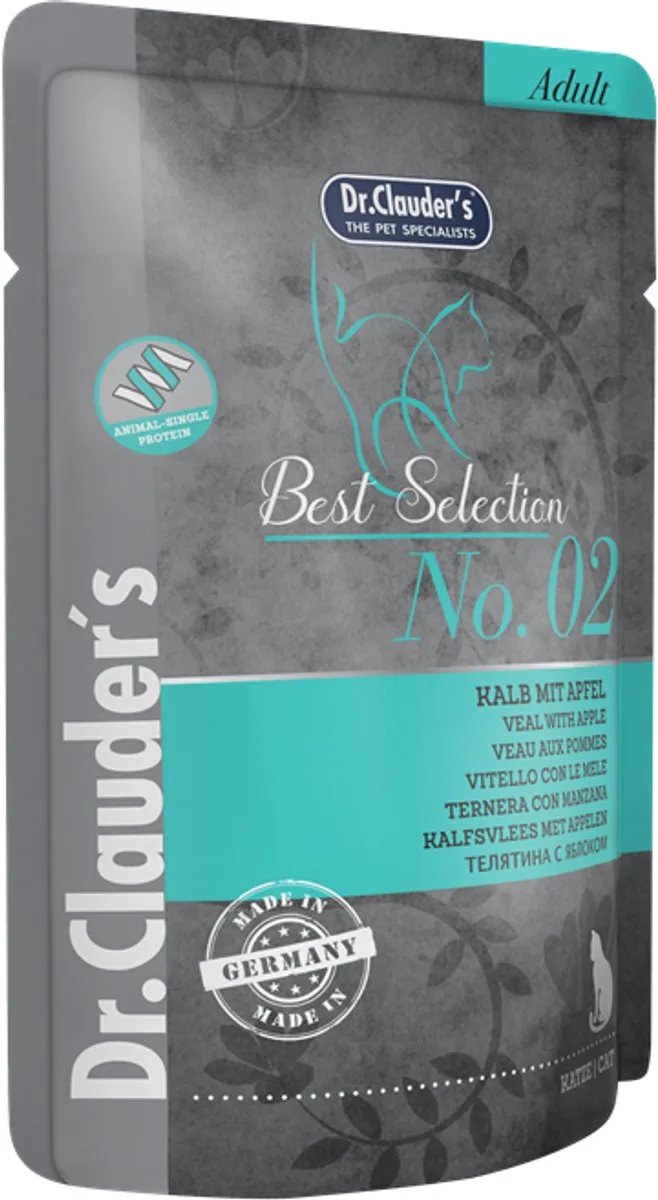Cat Best Selection Adult No 2 16x85g - 16x85g från Dr. Clauder's – produktbild