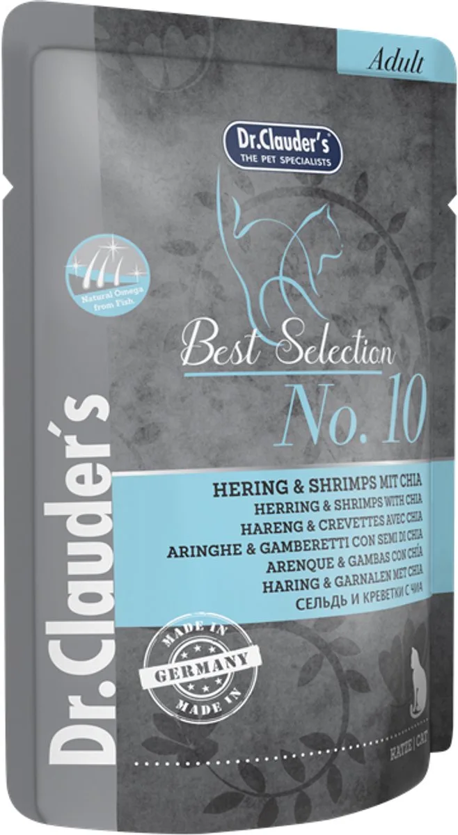 Cat Best Selection Adult Nr. 10 16x85g - 16x85g från Dr. Clauder's – produktbild