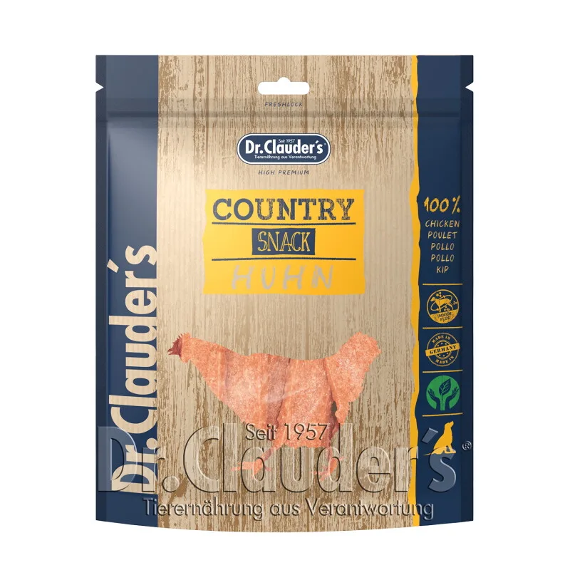 Country Snack Huhn - 4x 170g von Dr. Clauder's in Regular – Produktfoto