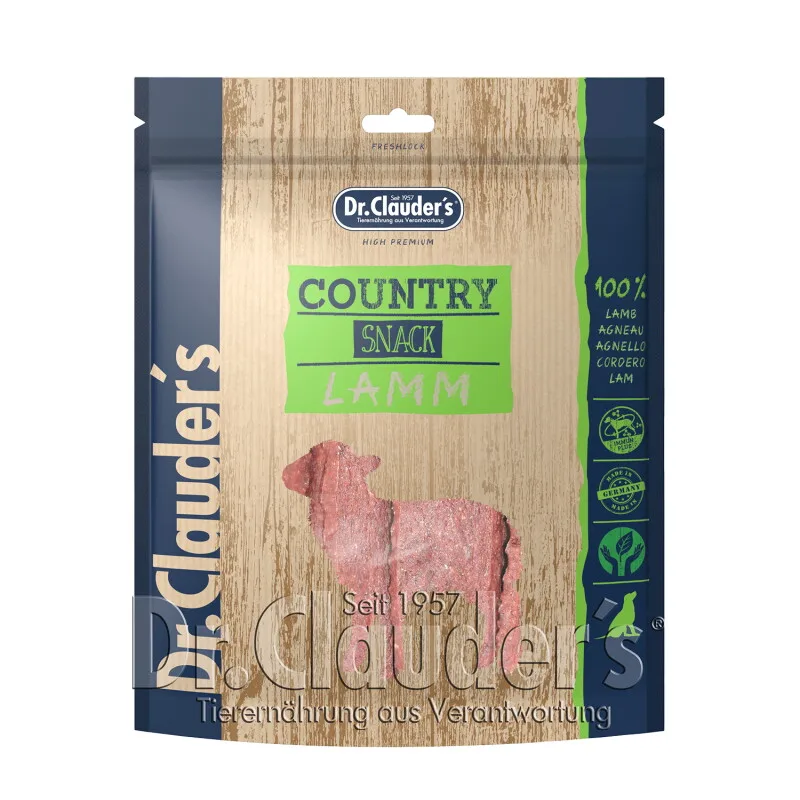 Country Snack Lamm - 4x 170g von Dr. Clauder's in Regular – Produktfoto