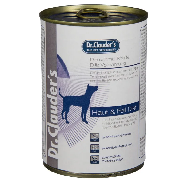 Diät FSD Haut & Fell 12x400 g by Dr. Clauder's in Regular – product photo