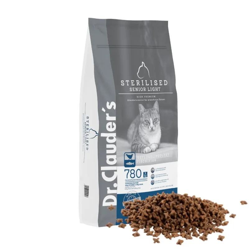 Dr.Clauder's High Premium Sterilised Senior Light 10 kg van Dr. Clauder's in Regular – productfoto