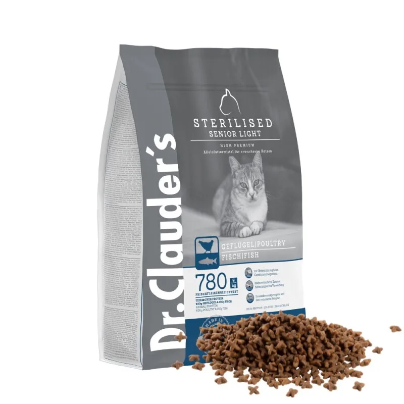 Dr.Clauder's High Premium Sterilised Senior Light 4 kg van Dr. Clauder's in Regular – productfoto