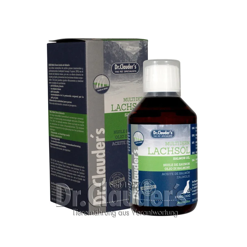 Hair & Skin - Multi Derm Lachsöl van Dr. Clauder's in Regular – productfoto