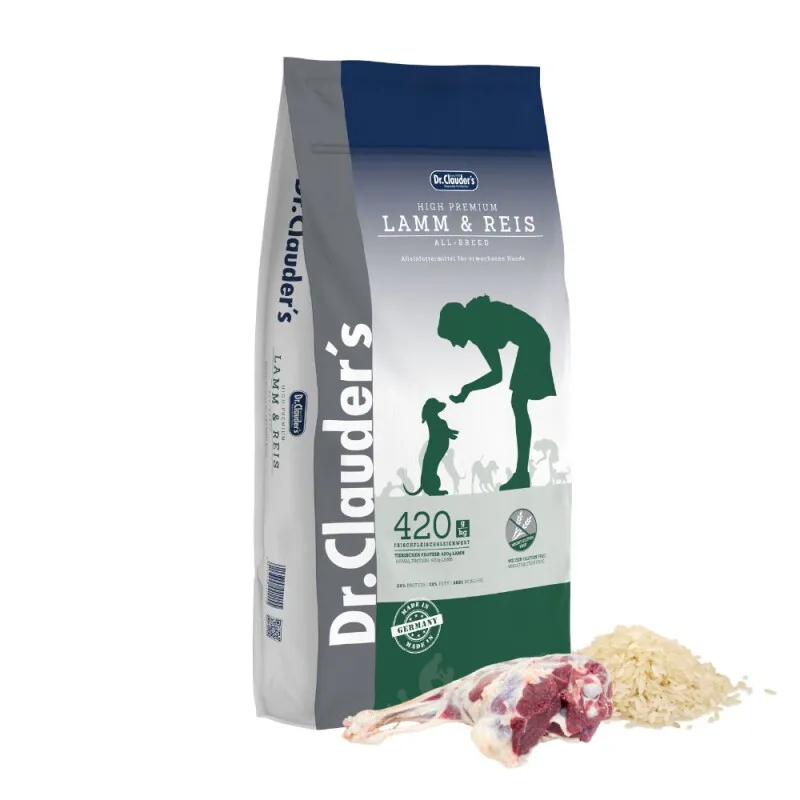 High Premium Lamm & Reis 15 kg van Dr. Clauder's in Regular – productfoto