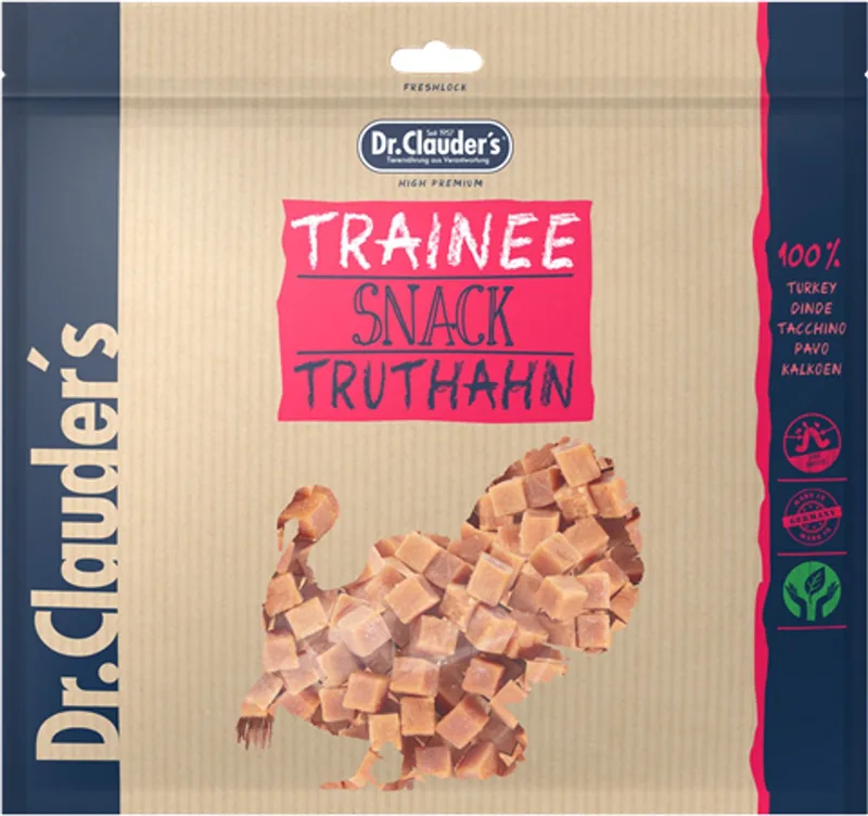 Hondensnack Trainee 500g - Kalkoenvlees von Dr. Clauder's – Produktfoto