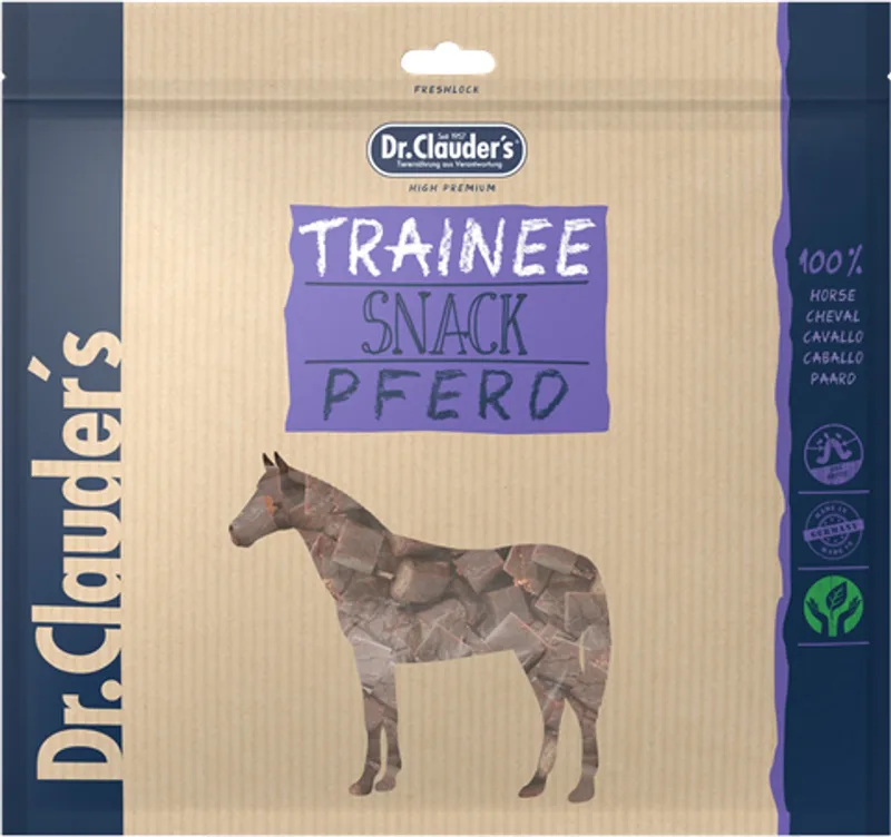Hondensnack Trainee 500g - Paardenvlees från Dr. Clauder's – produktbild