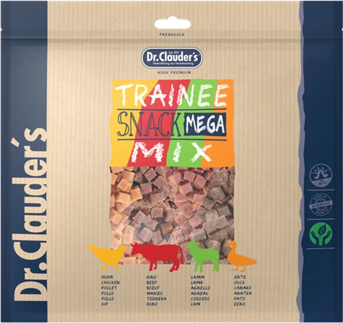 Hondensnack Trainee Mega Mix - 500g de Dr. Clauder's – photo produit