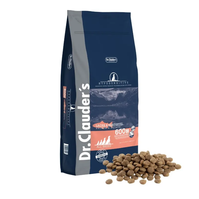 Hyposensitive Lachs & Kartoffel 11,5 kg van Dr. Clauder's in Regular – productfoto