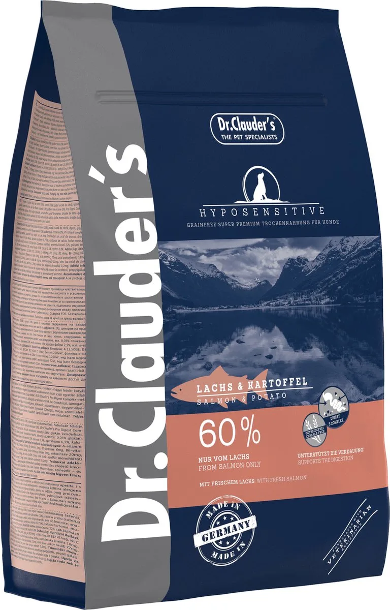 Hyposensitive Zalm & Aardappel 3,5kg - Honden droogvoer de Dr. Clauder's – photo produit