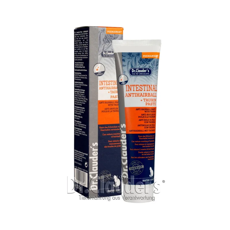 Intestinal Paste – Antihairball mit Taurin by Dr. Clauder's in Regular – product photo