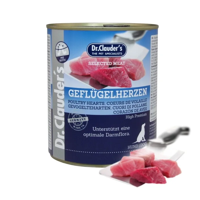 Selected Meat Geflügelherzen van Dr. Clauder's in Regular – productfoto