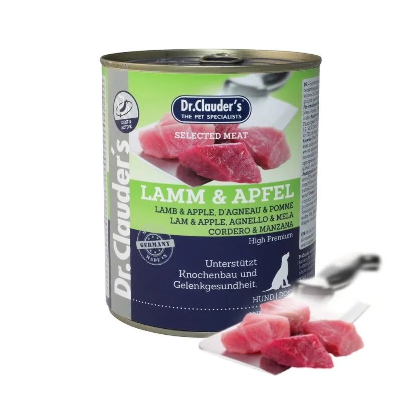 Selected Meat Lamm & Apfel van Dr. Clauder's in Regular – productfoto