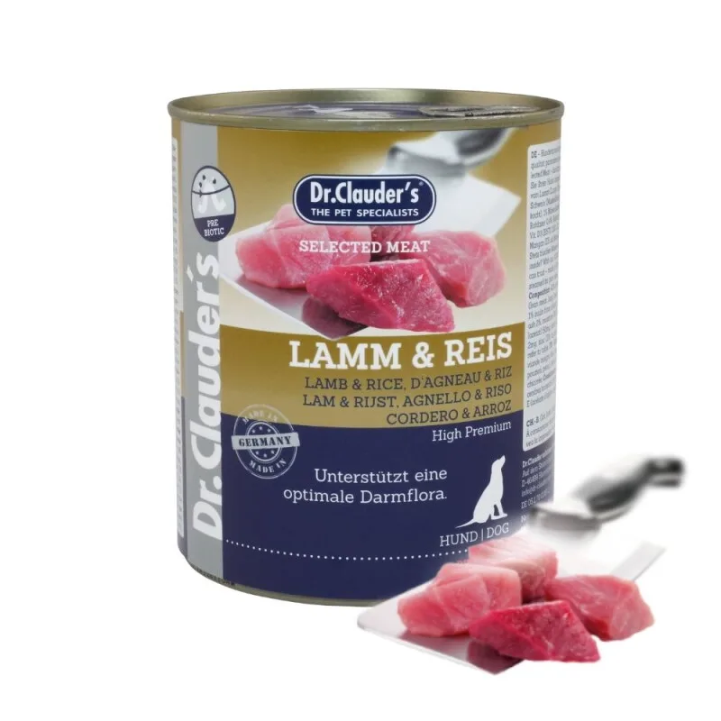 Selected Meat Lamm & Reis van Dr. Clauder's in Regular – productfoto