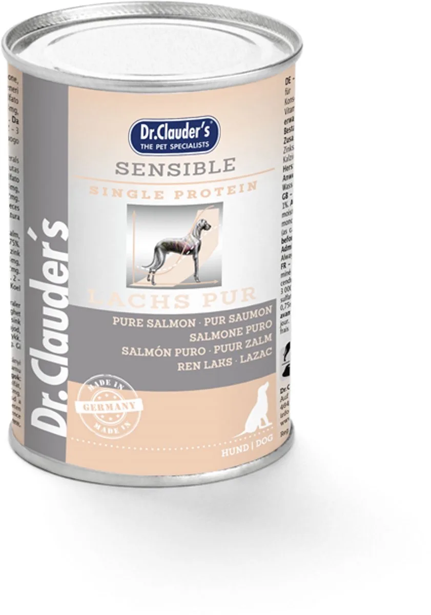 Selected Meat Sensible 6x375g - Pure zalm de Dr. Clauder's – photo produit