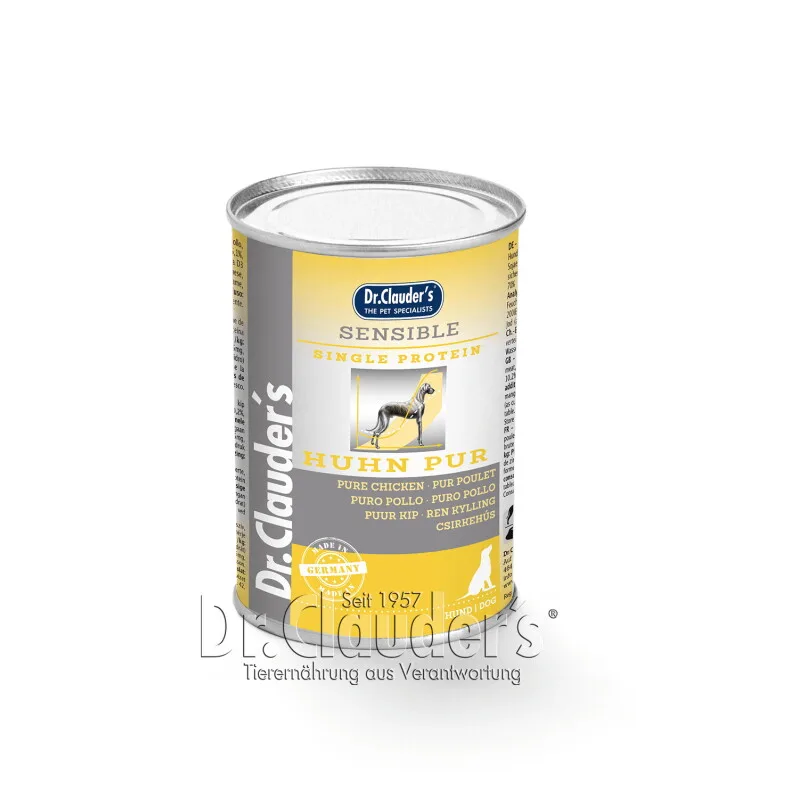 Selected Meat Sensible Huhn Pur fra Dr. Clauder's i Regular – produktbillede