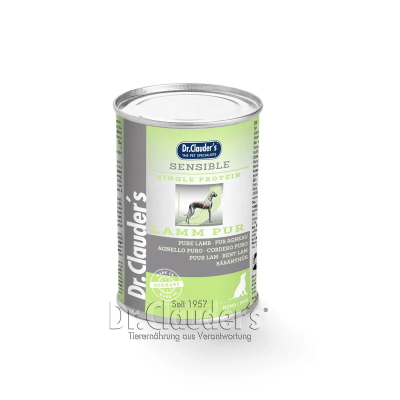 Selected Meat Sensible Lamm Pur von Dr. Clauder's in Regular – Produktfoto