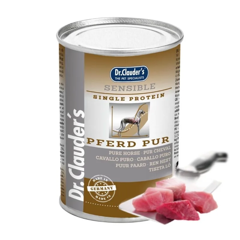Selected Meat Sensible Pferd pur von Dr. Clauder's in Regular – Produktfoto