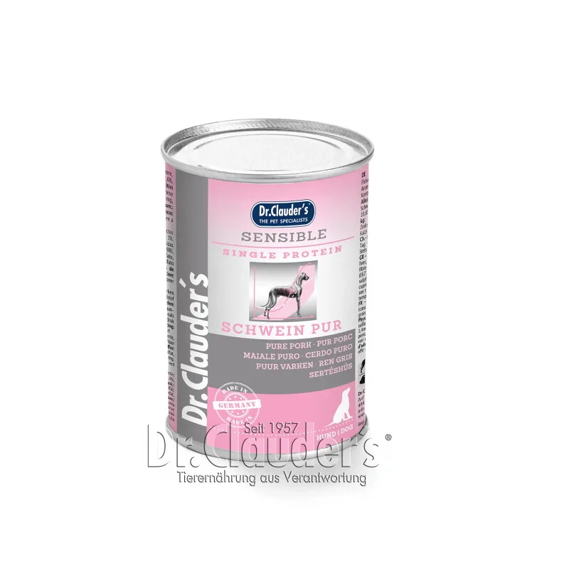 Selected Meat Sensible Schwein Pur by Dr. Clauder's in Regular – product photo