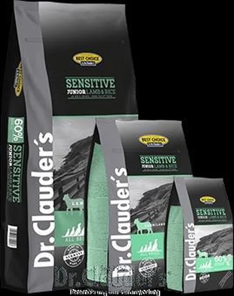 Sensitive Junior Lam & Rijst 4kg - Honden droogvoer by Dr. Clauder's – product photo