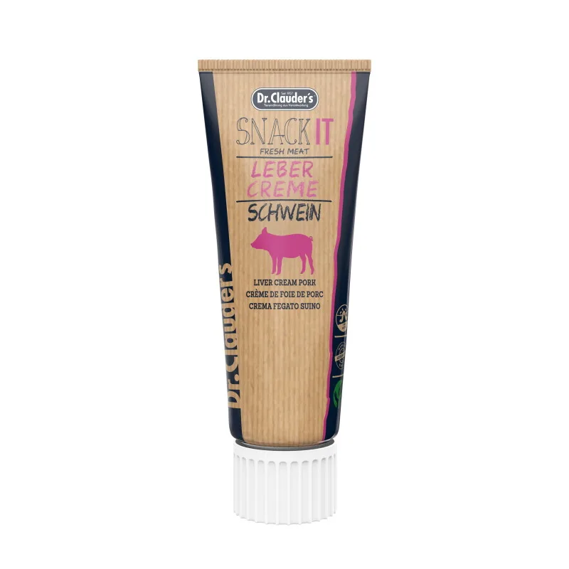 Snack IT Leber Creme Schwein - 12x 75g de Dr. Clauder's en Regular – photo produit