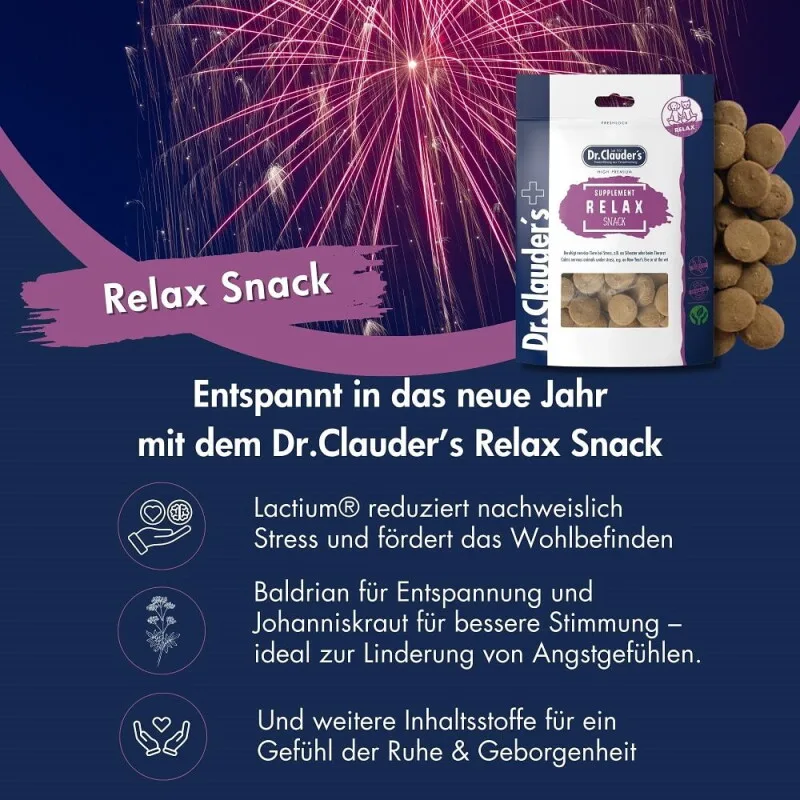 Supplement Snack Relax fra Dr. Clauder's i Regular – produktbillede