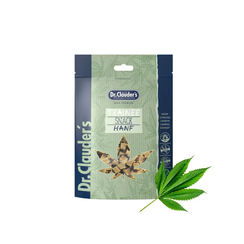 Trainee Snack Hanf - 10x 80g van Dr. Clauder's in Regular – productfoto