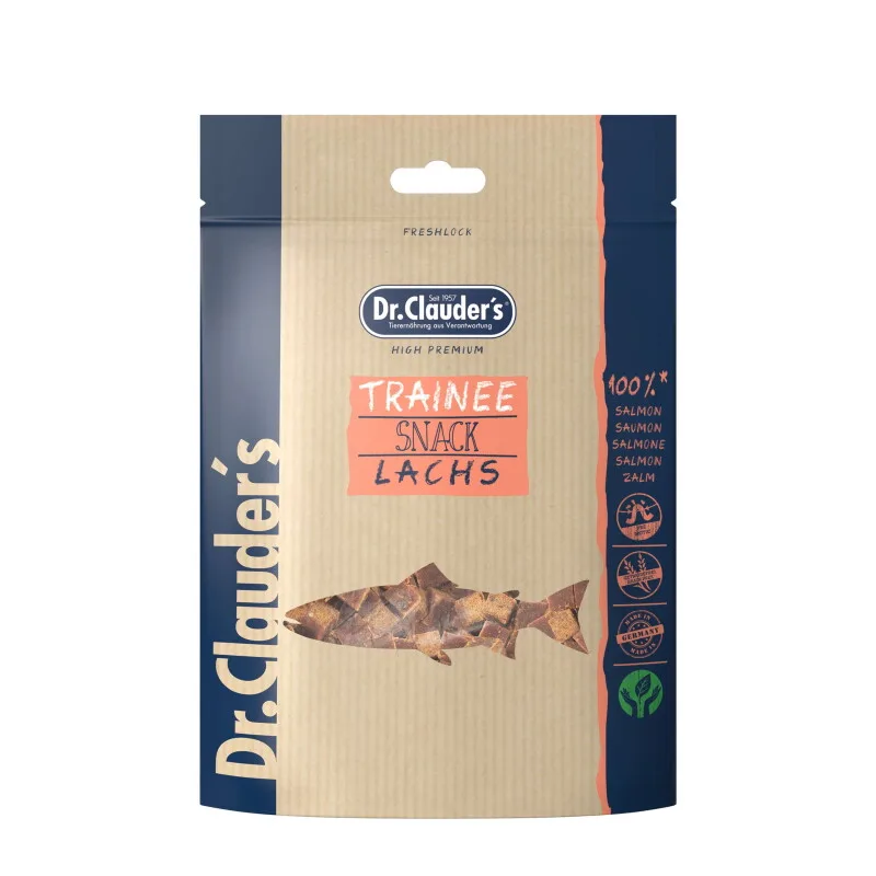 Trainee Snack Lachs 10x80 g van Dr. Clauder's in Regular – productfoto