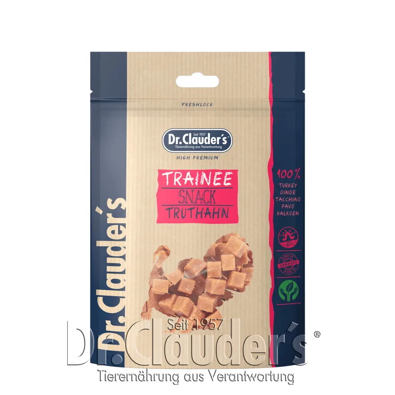 Trainee Snack Truthahn 10x80 g von Dr. Clauder's in Regular – Produktfoto