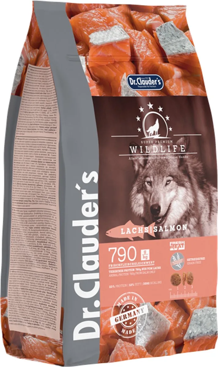 Wilde dieren 2kg - Zalm von Dr. Clauder's – Produktfoto