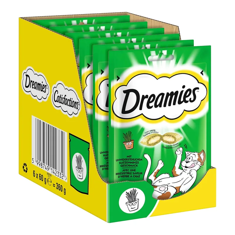 mit Katzenminze 6 x 60 g von Dreamies – Produktfoto