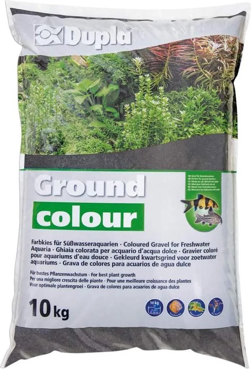Ground Black Star - Aquarium Grind - Inhoud: 10 kilo von Dupla in Schwarz – Produktfoto