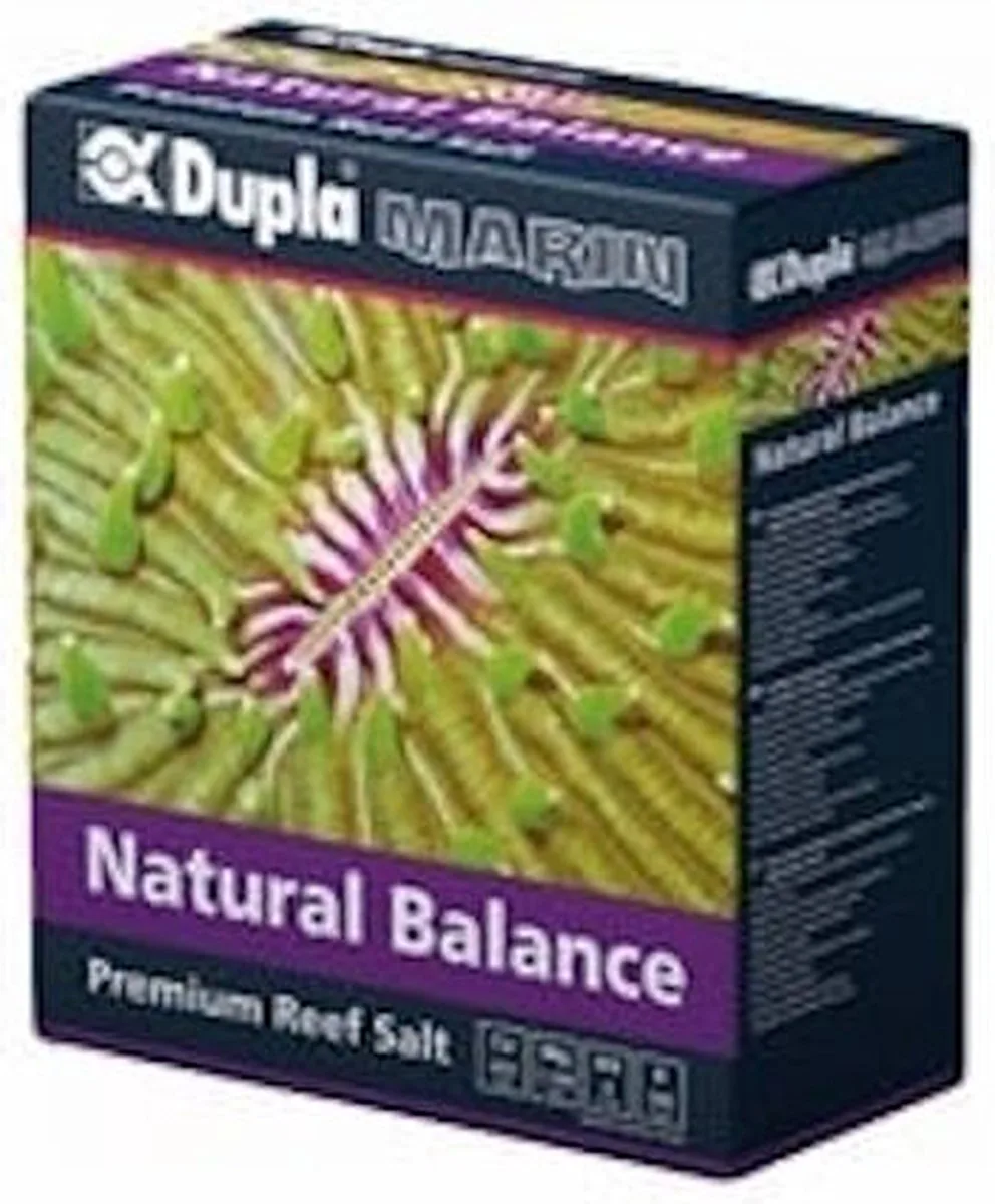 Premium Reef Salt Natural Balance 8KG fra Dupla i Sort – produktbillede