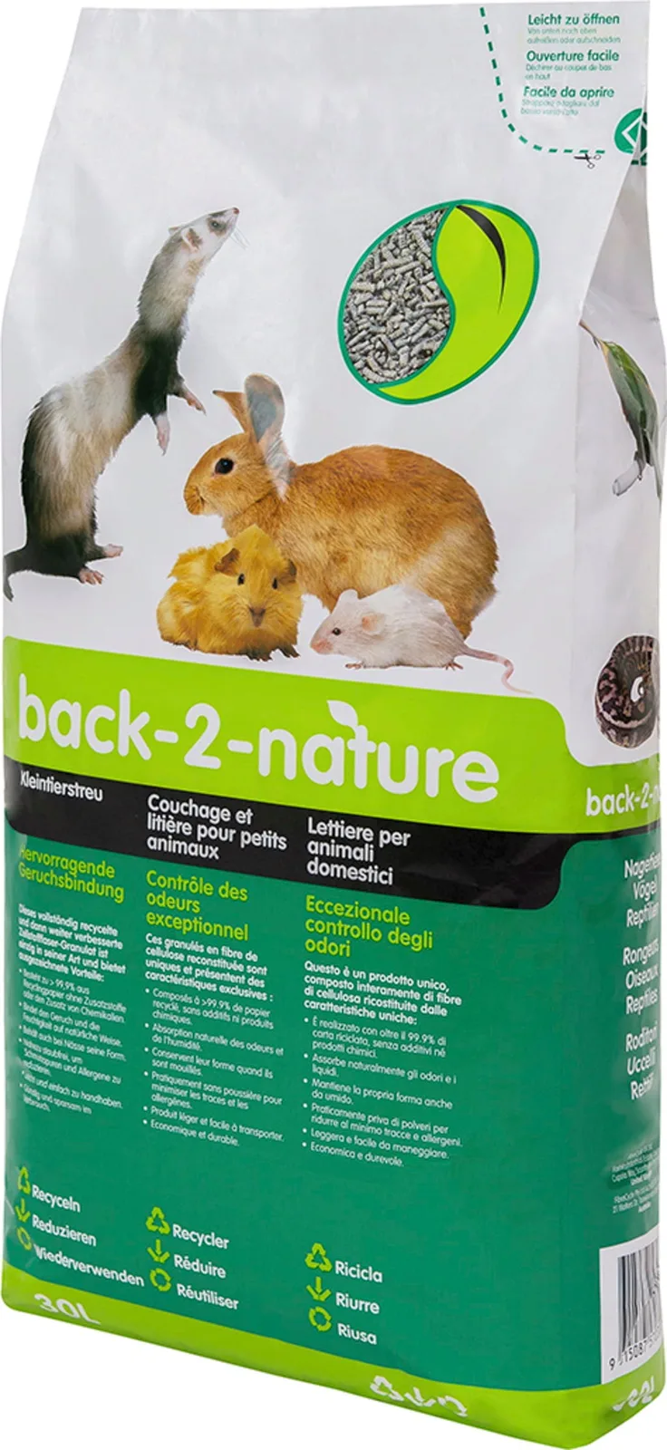 Back2Nature Pet Bedding Einstreu - 30 L de Duvo+ – photo produit