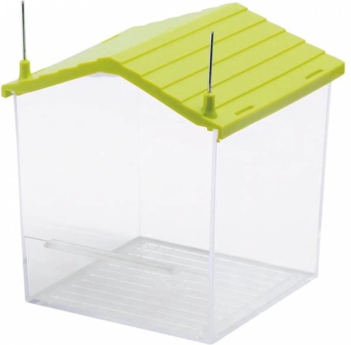 Badhuis chalet 10x10x12cm - wit - transparant de Duvo+ – photo produit