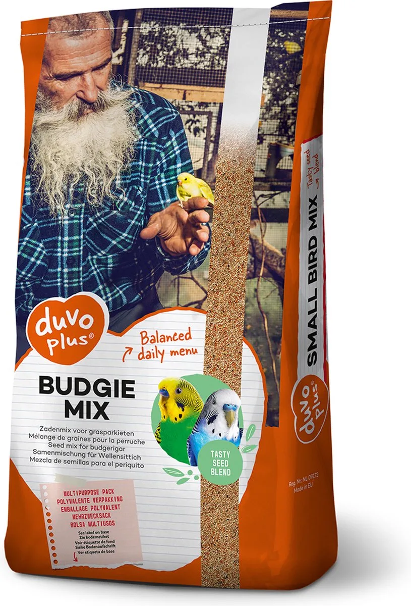 Binnenvogelvoer - Vogel - Grasparkiet Mix 20kg - 1st de Duvo+ – photo produit