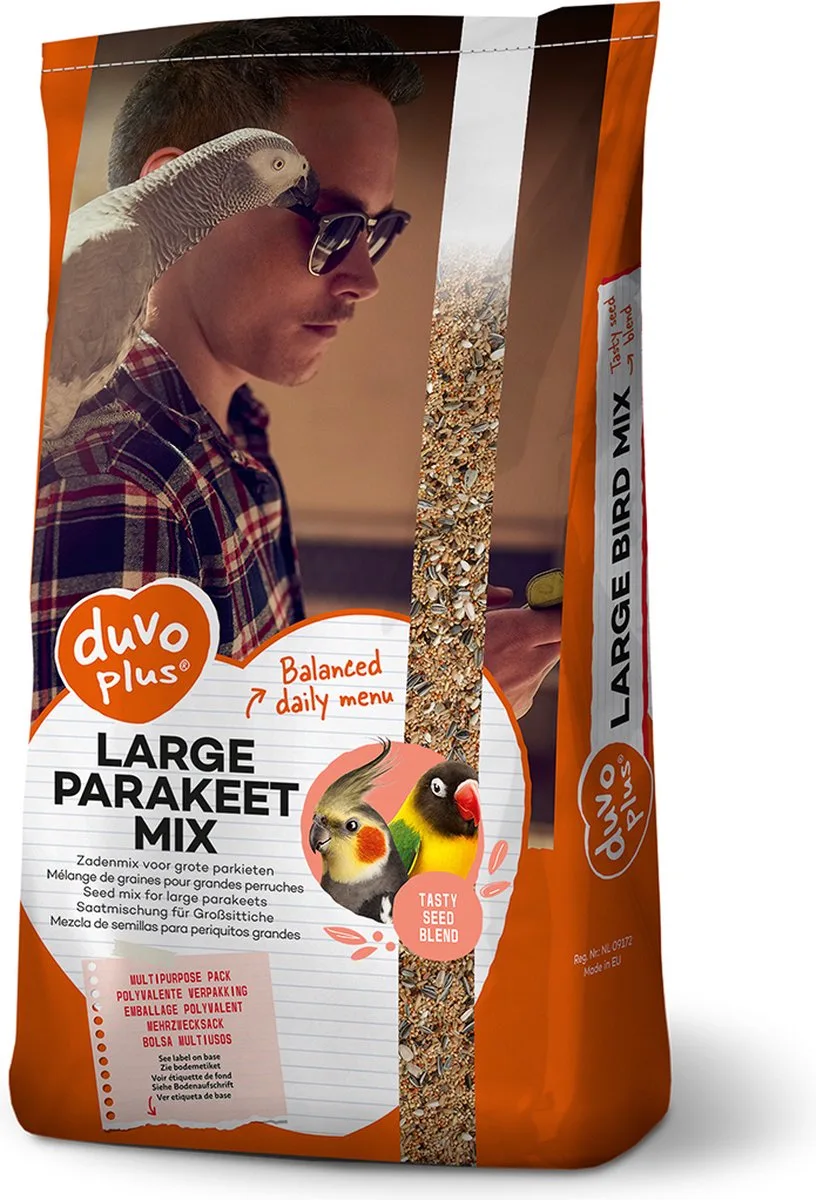 Binnenvogelvoer - Vogel - Grote Parkiet Mix 20kg - 1st de Duvo+ – photo produit